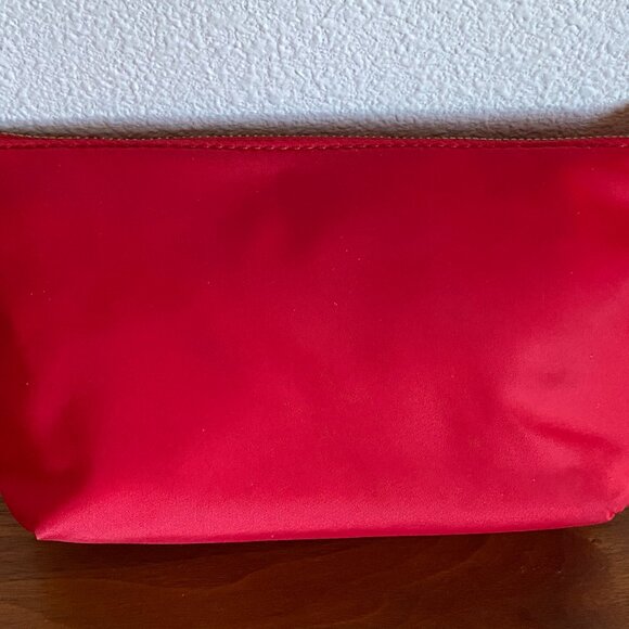 Authentic Marc Jacobs Nylon Cosmetic Bag. 9"x5.5"x2.7" Red Excellent condition. - Picture 6 of 9
